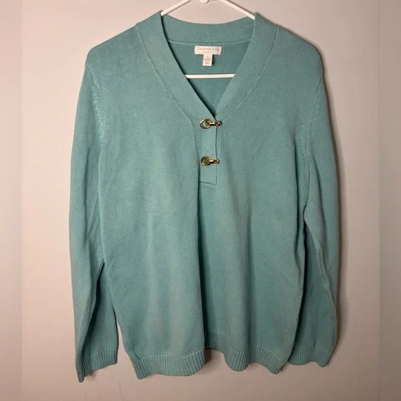 Charter Club V-Neck Sweater - Picture 2 of 5